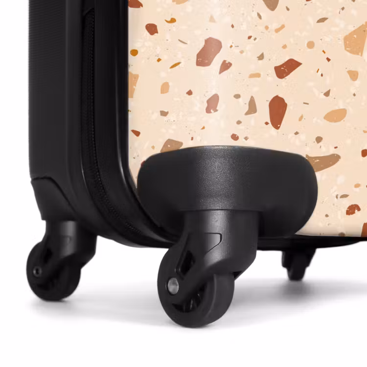 Valise - Motif terrazzo terra multicolore — 6