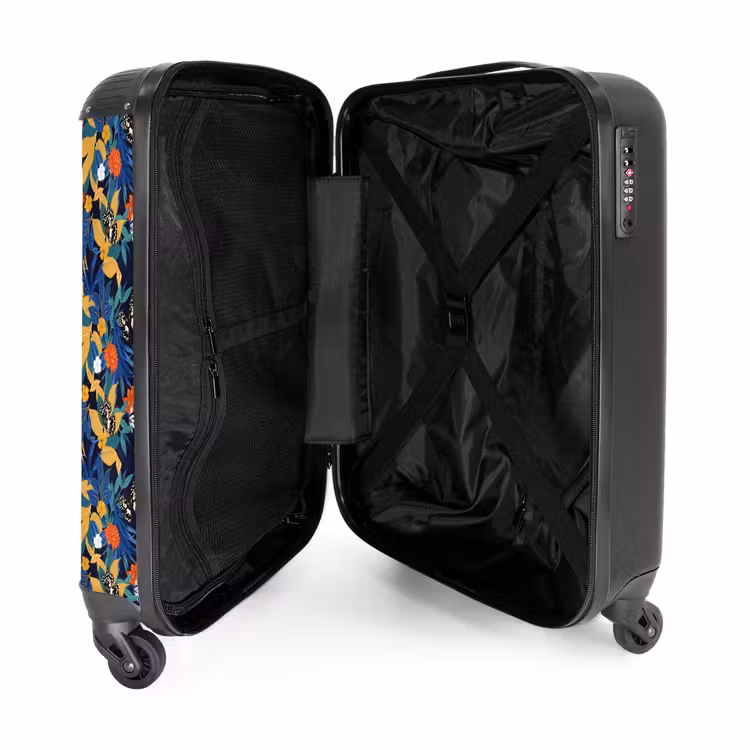 Valise - Papillon tropical bleu foncé — 5