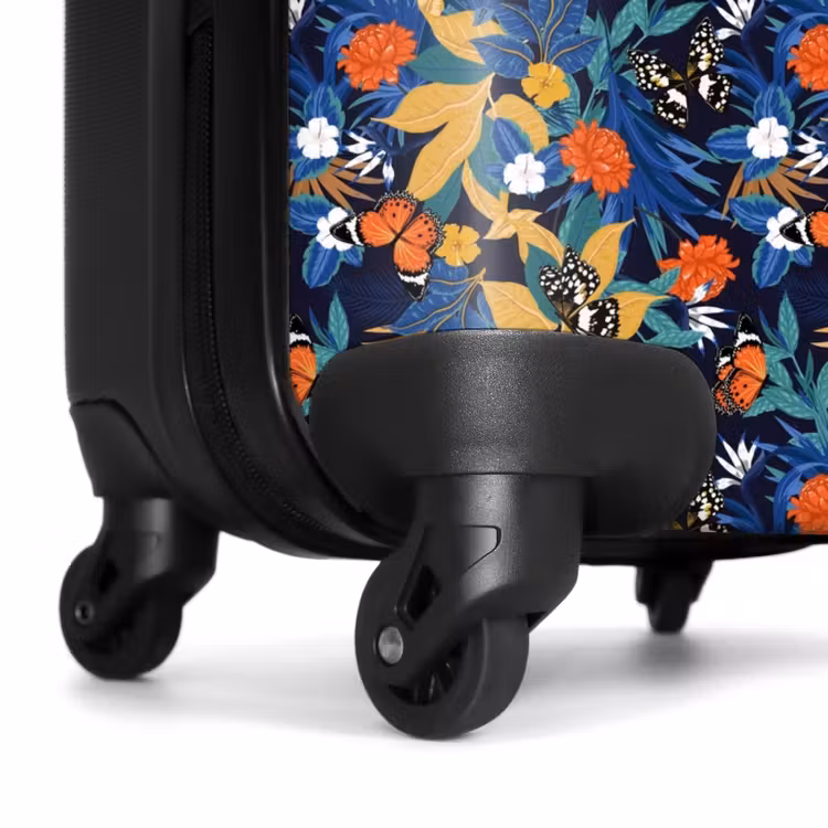 Valise - Papillon tropical bleu foncé — 7