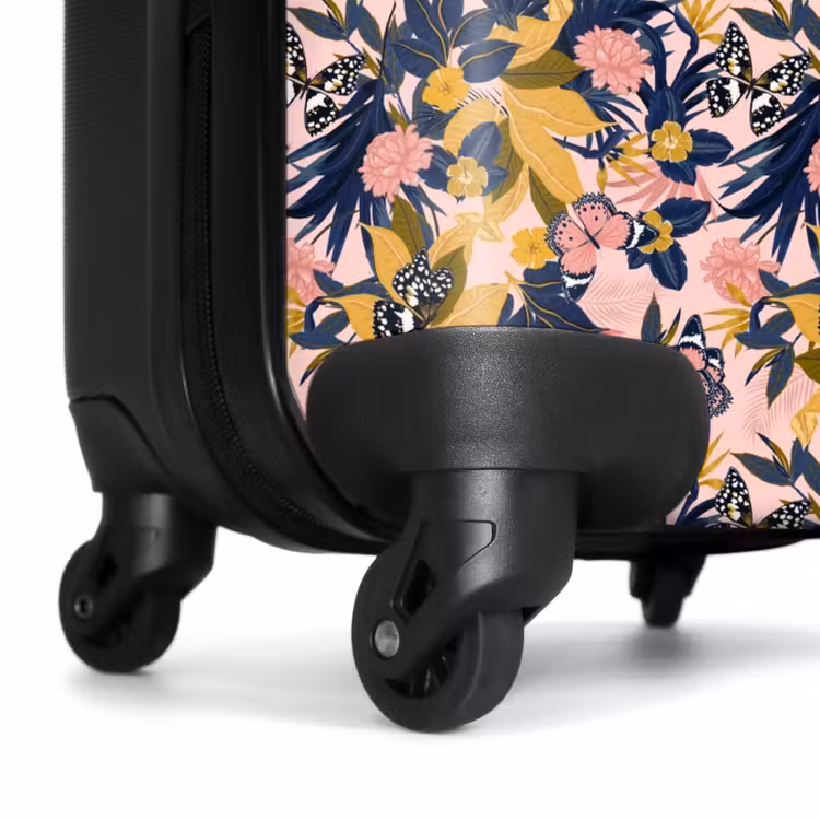 Valise - Papillon tropical bleu jaune — 7