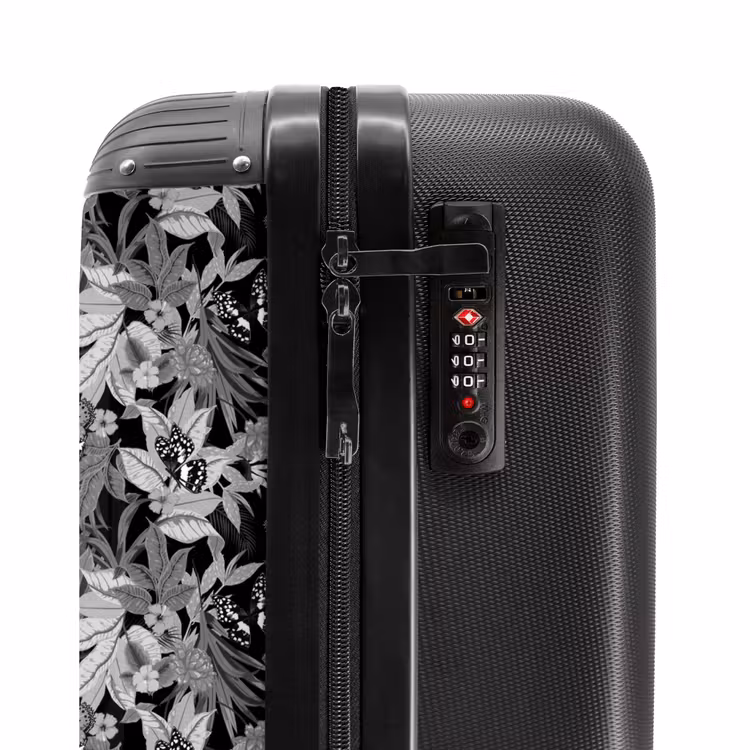 Valise - Papillon tropical noir et blanc — 6