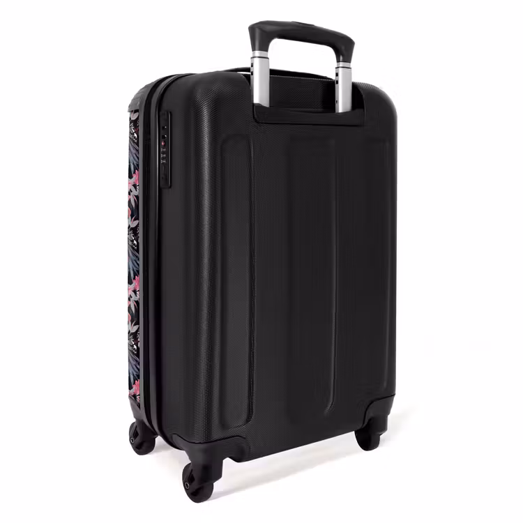 Valise - Papillon tropical rose bleu — 4
