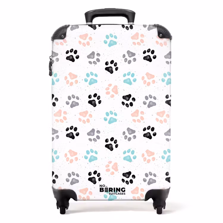 Valise - Patte de chien colorée — 1