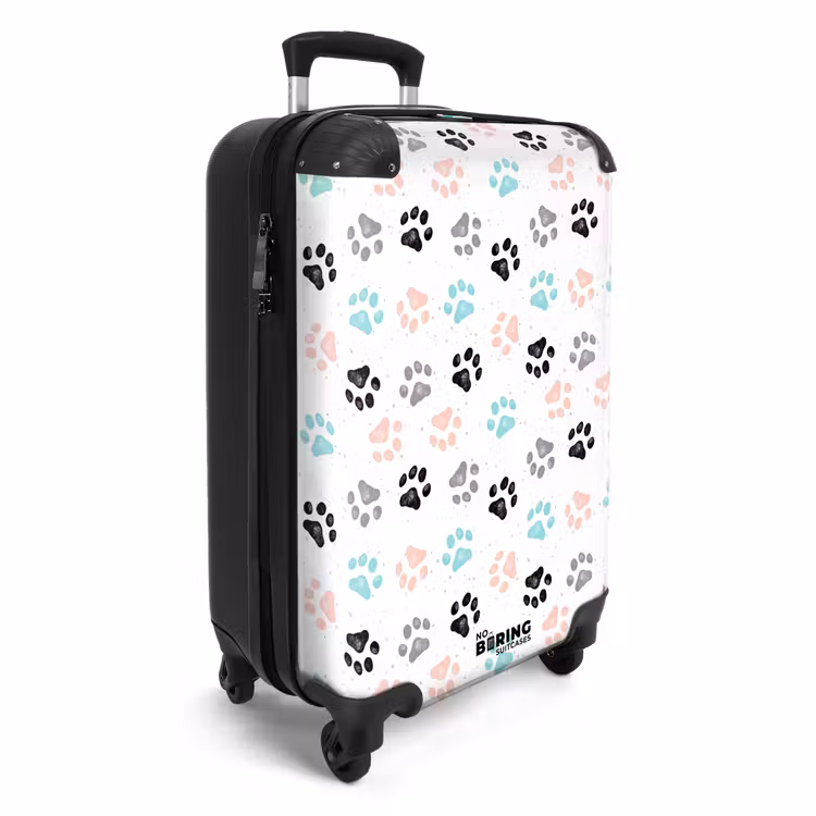 Valise - Patte de chien colorée — 2
