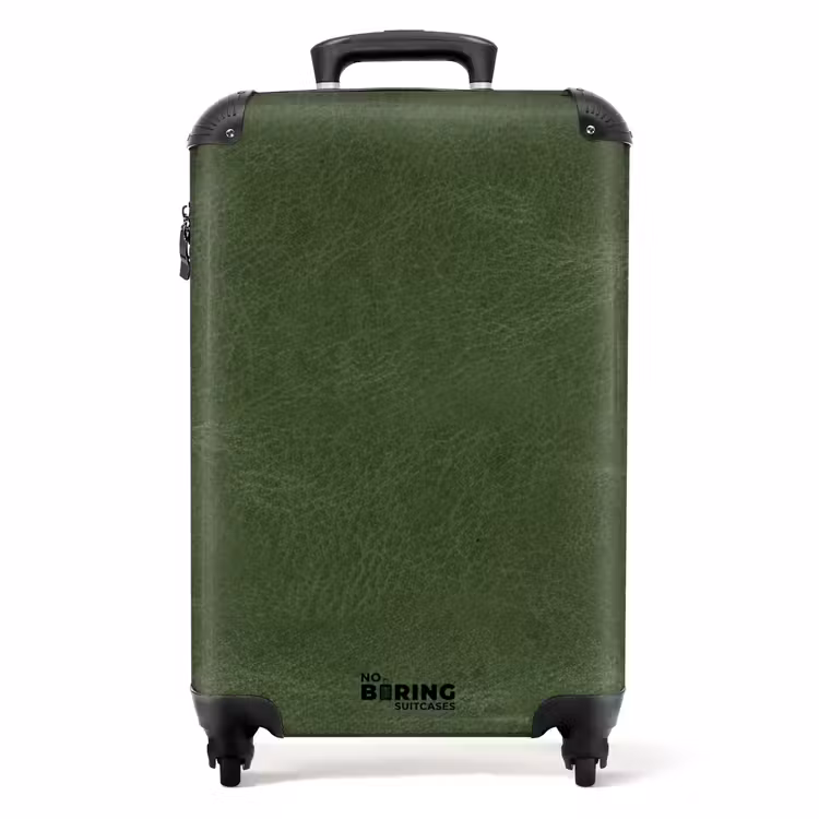 Valise - Vert forêt aspect cuir — 1