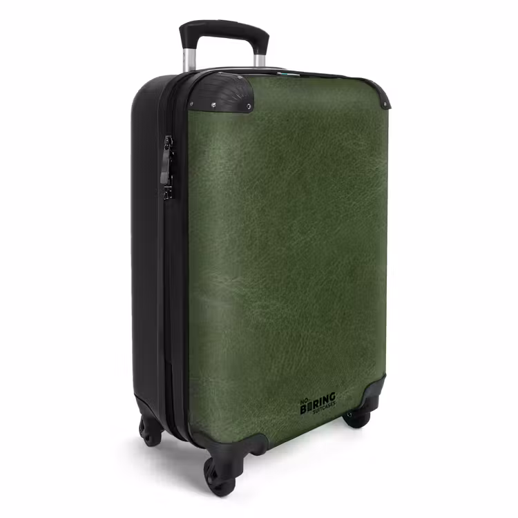 Valise - Vert forêt aspect cuir — 2