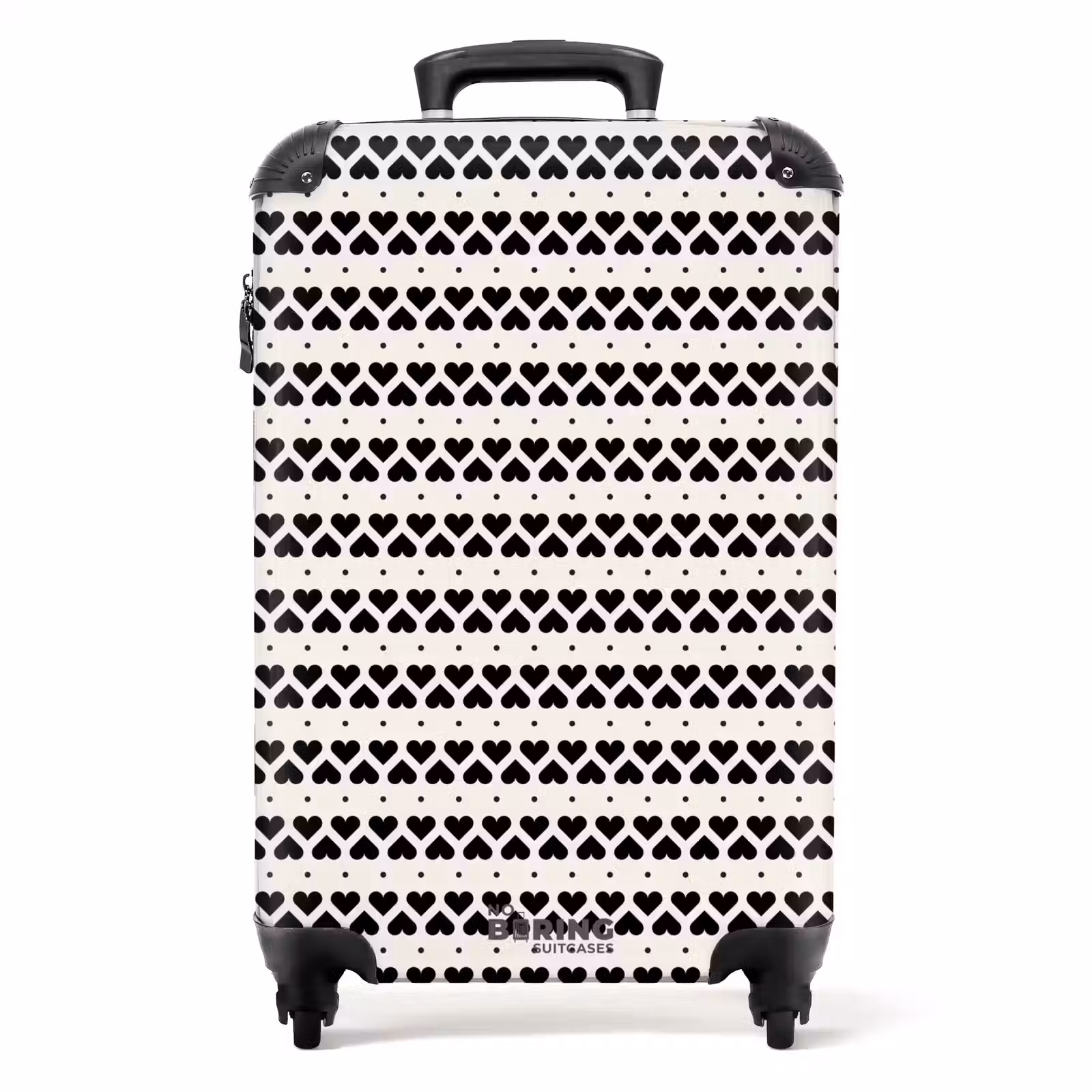 Valise - Modèle de cœurs rayés pour la Saint-Valentin — 1