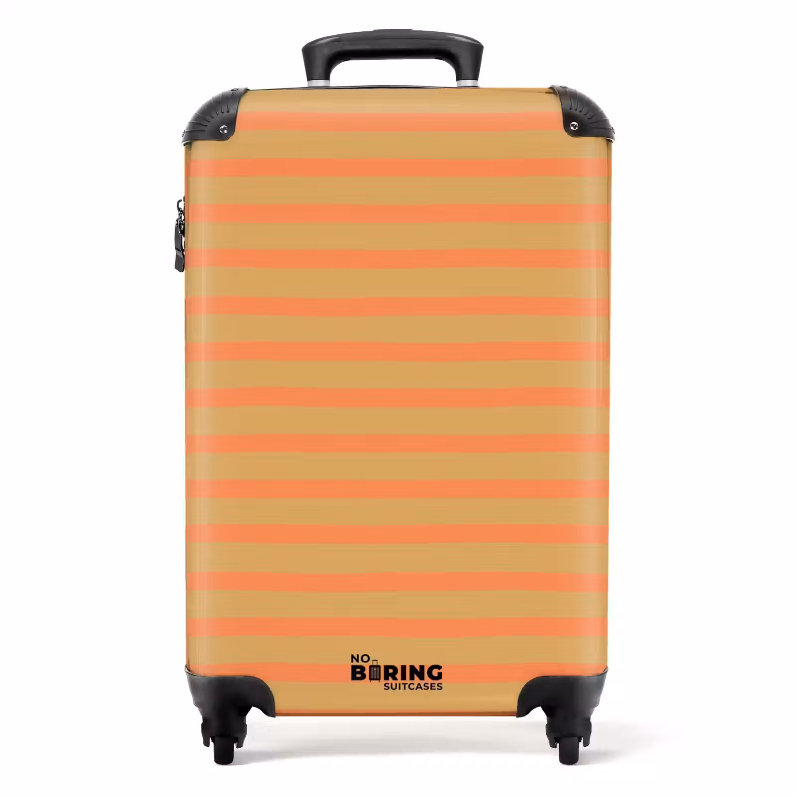 Valise - Motif à rayures orange — 1