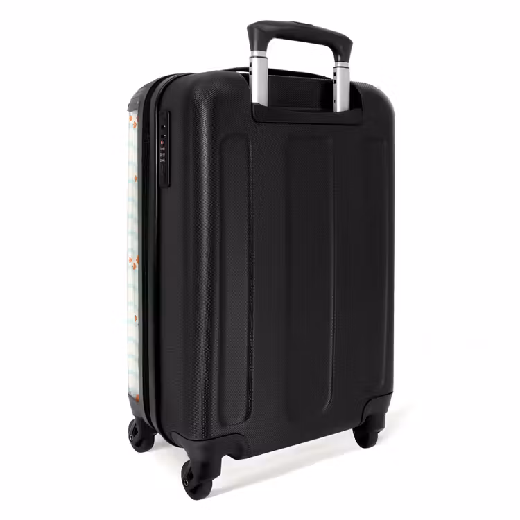 Valise - Mer avec motif de poisson orange bleu — 4