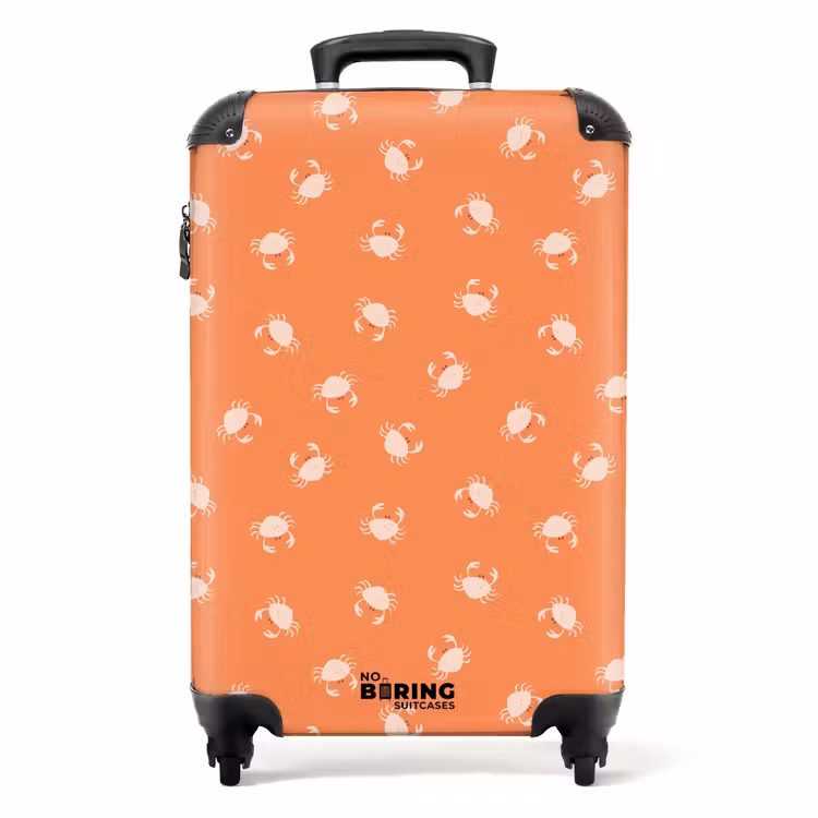 Valise - Motif crabe orange — 1