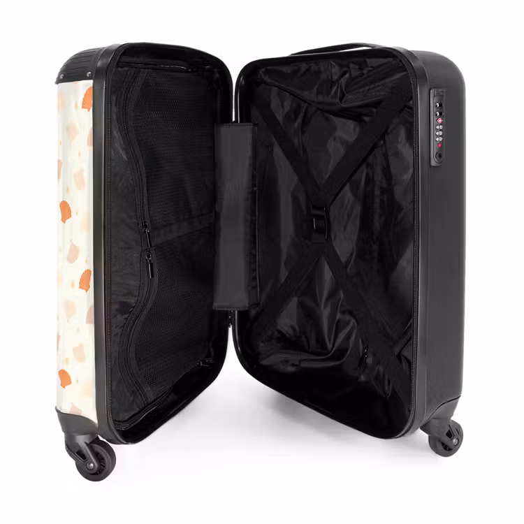 Valise - Motif de coquillages orange — 5