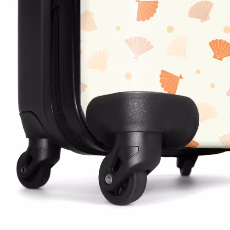 Valise - Motif de coquillages orange — 7