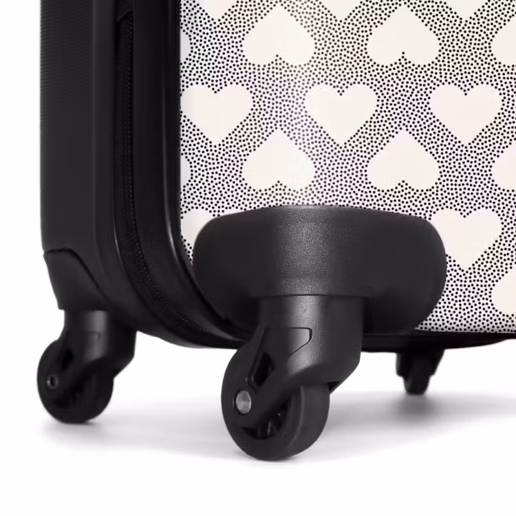 Valise - Motif de points de la Saint-Valentin noir — 7