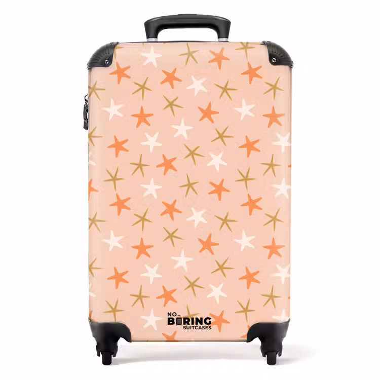 Valise - Motif d'étoile de mer rose — 1