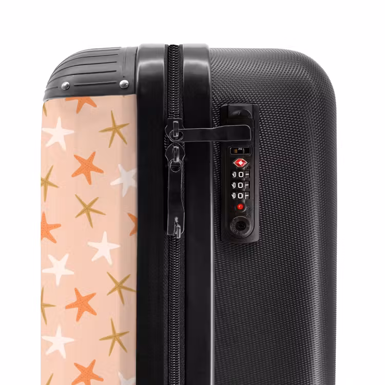 Valise - Motif d'étoile de mer rose — 6