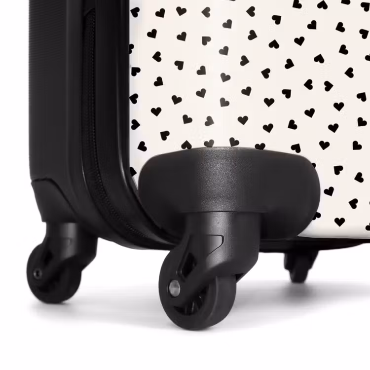 Valise - Motif en forme de cœur de la Saint-Valentin noir — 7