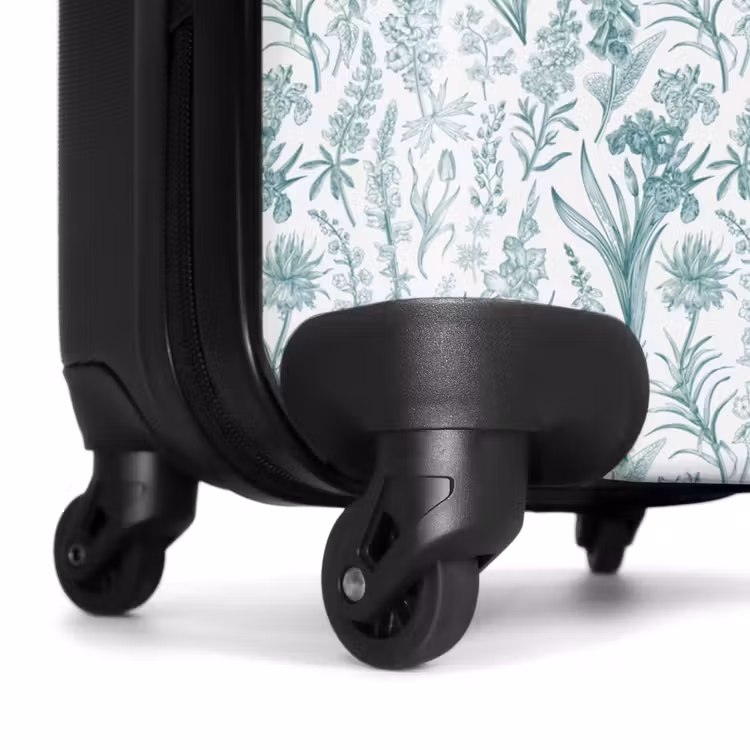 Valise - Motif floral classique vert — 7