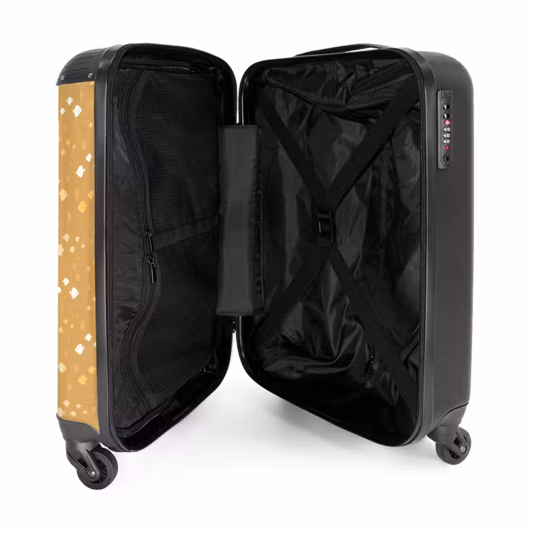 Valise - Motif poisson beige — 5