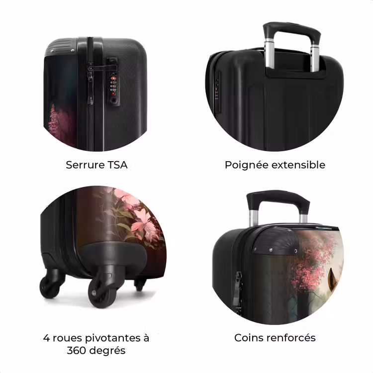 Valise - Valise - Cheval - Fleurs - Rose - Nature - Forêt — 8