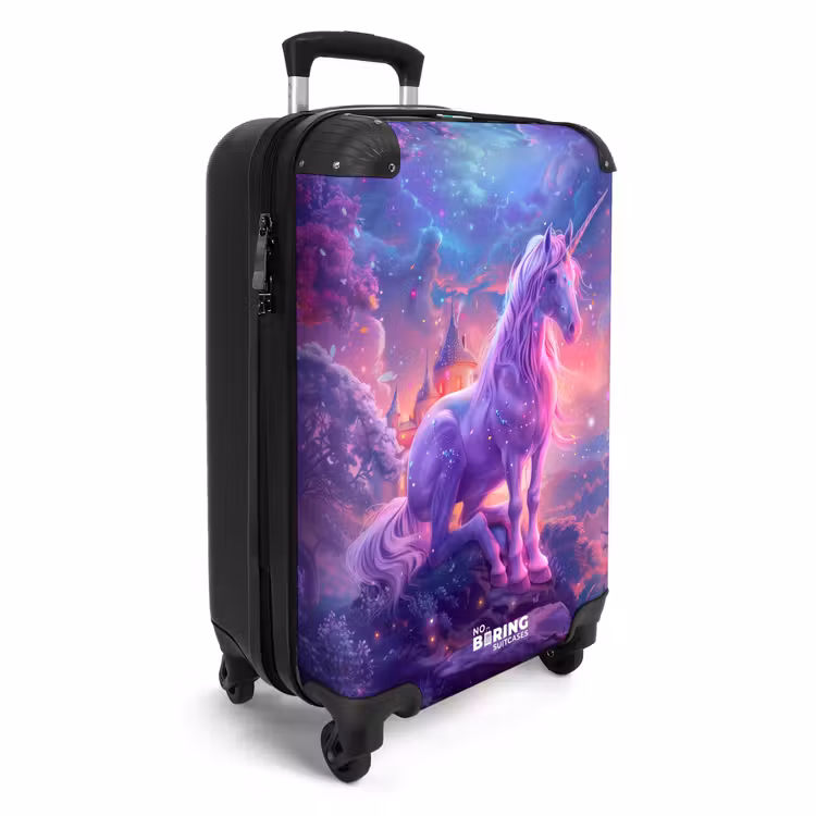 Valise - Licorne violette dans un environnement magique — 2