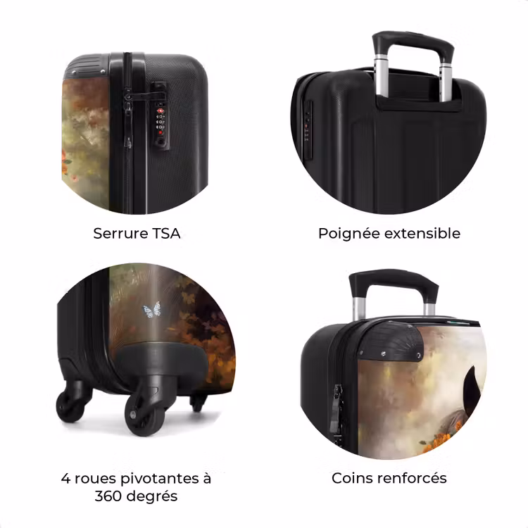 Valise - Valise - Cheval - Animaux - Fleurs - Forêt - Papillon — 8