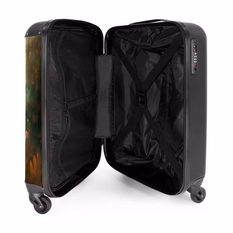 Valise - Valise - Cheval - Fleurs - Nature - Animaux - Forêt - Orange — 5