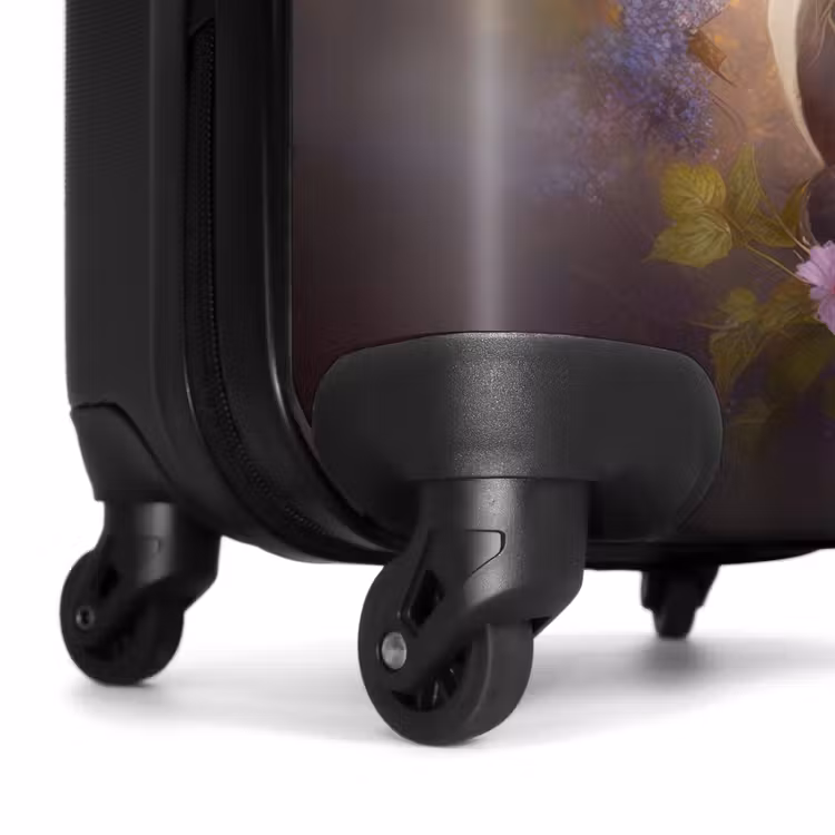 Valise - Valise - Cheval - Nature - Animaux - Fleurs - Violet — 7