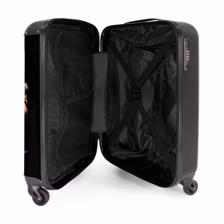 Valise - Palmiers maculés de peinture — 4