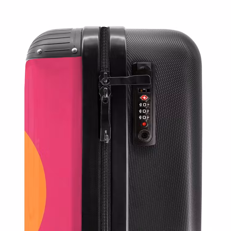 Valise - Panda avec écouteurs, lunettes de soleil et chaîne en or — 5