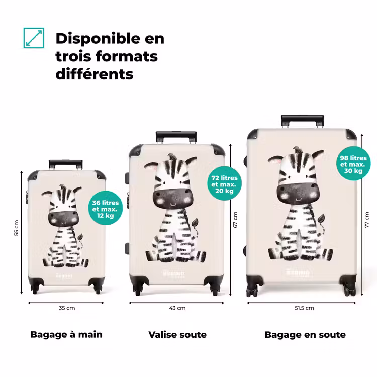 Valise - Zoë Zebra — 3