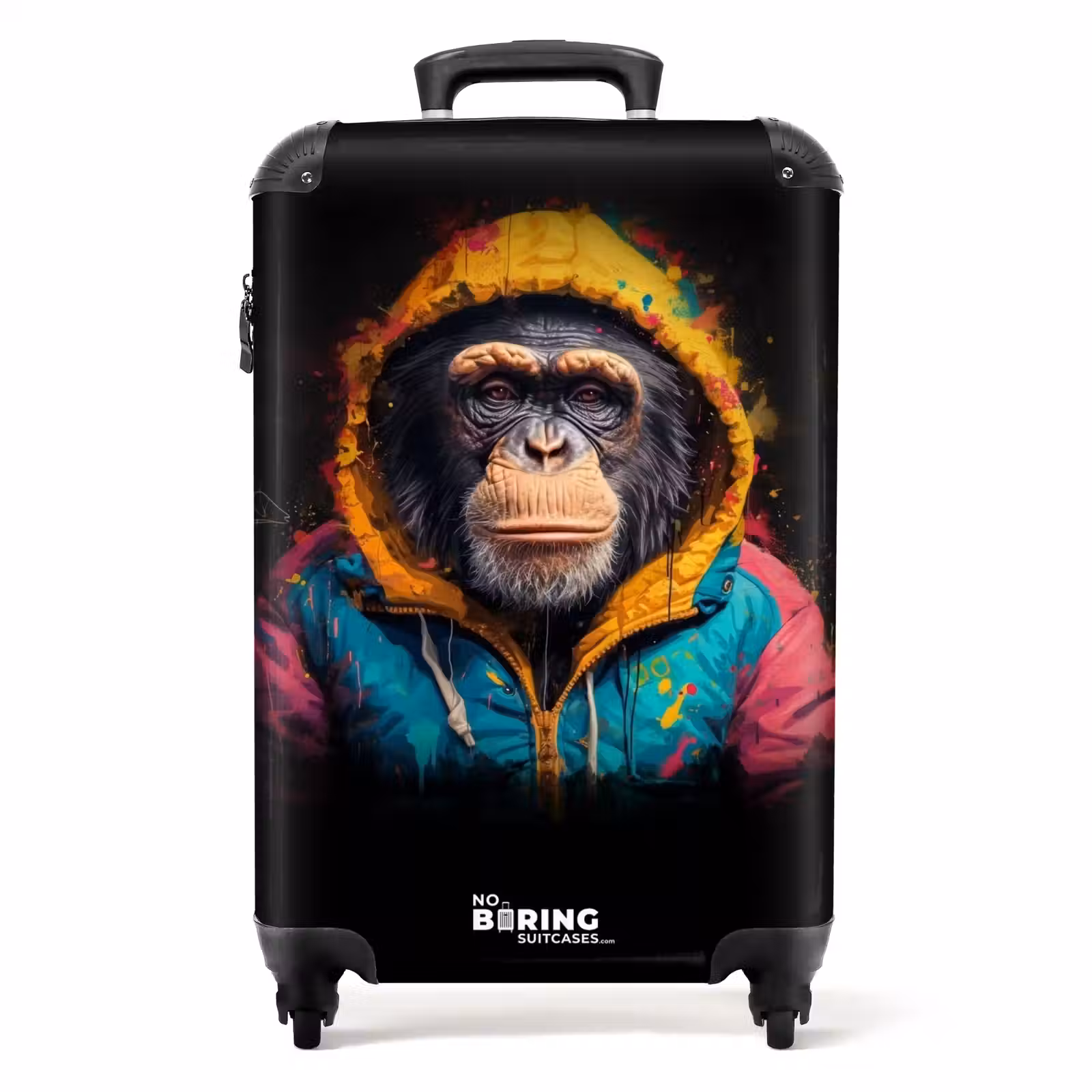 Valise - Singe avec gilet coloré — 1