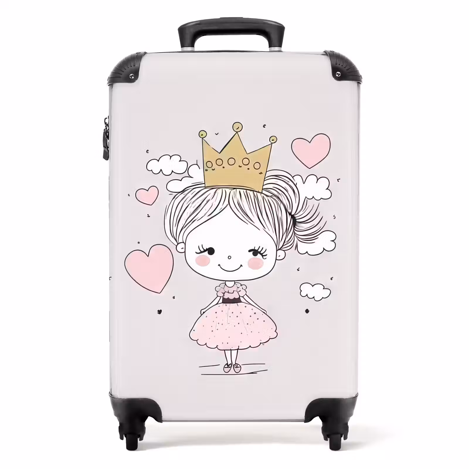 Valise - Petite princesse avec des cœurs — 1