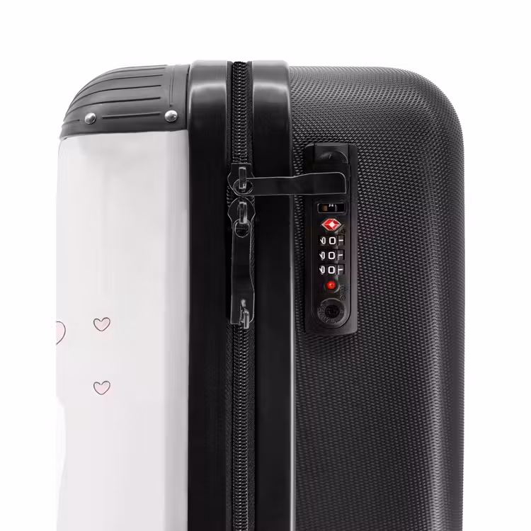 Valise - Princesse avec couronne et cœurs roses — 5