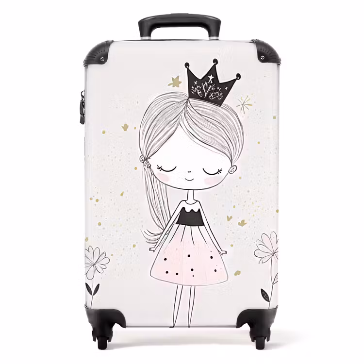 Valise - Princesse avec robe noire — 1