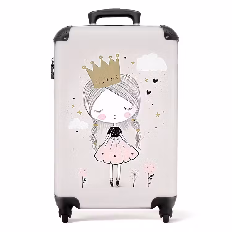 Valise - Princesse de rêve aux cheveux tressés — 1