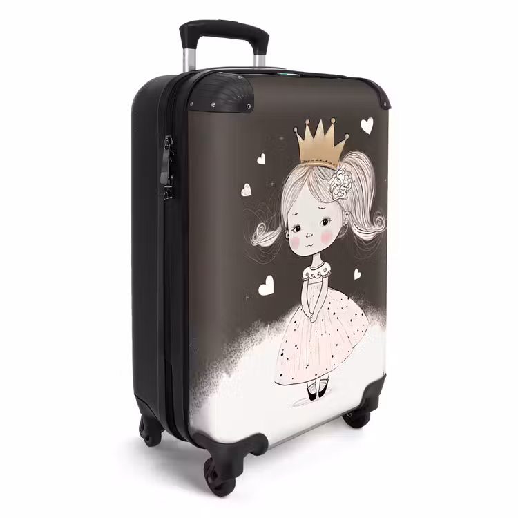 Valise -  Princesse timide avec une fleur — 2