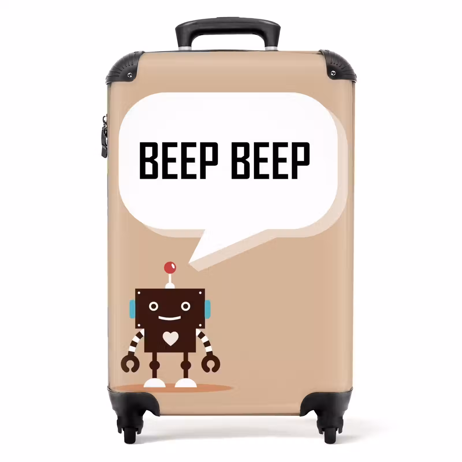 Valise - Robot parlant beige — 1