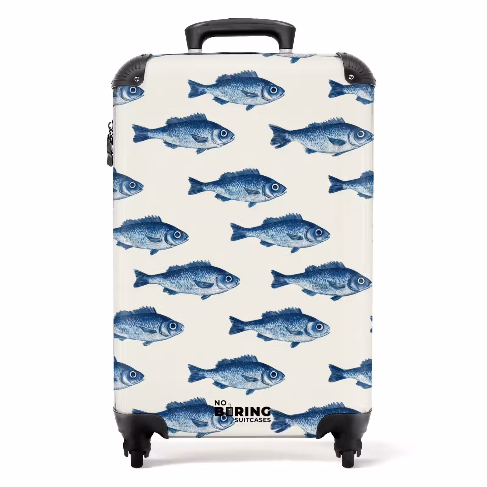 Valise - Poisson - Motif - Bleu — 1