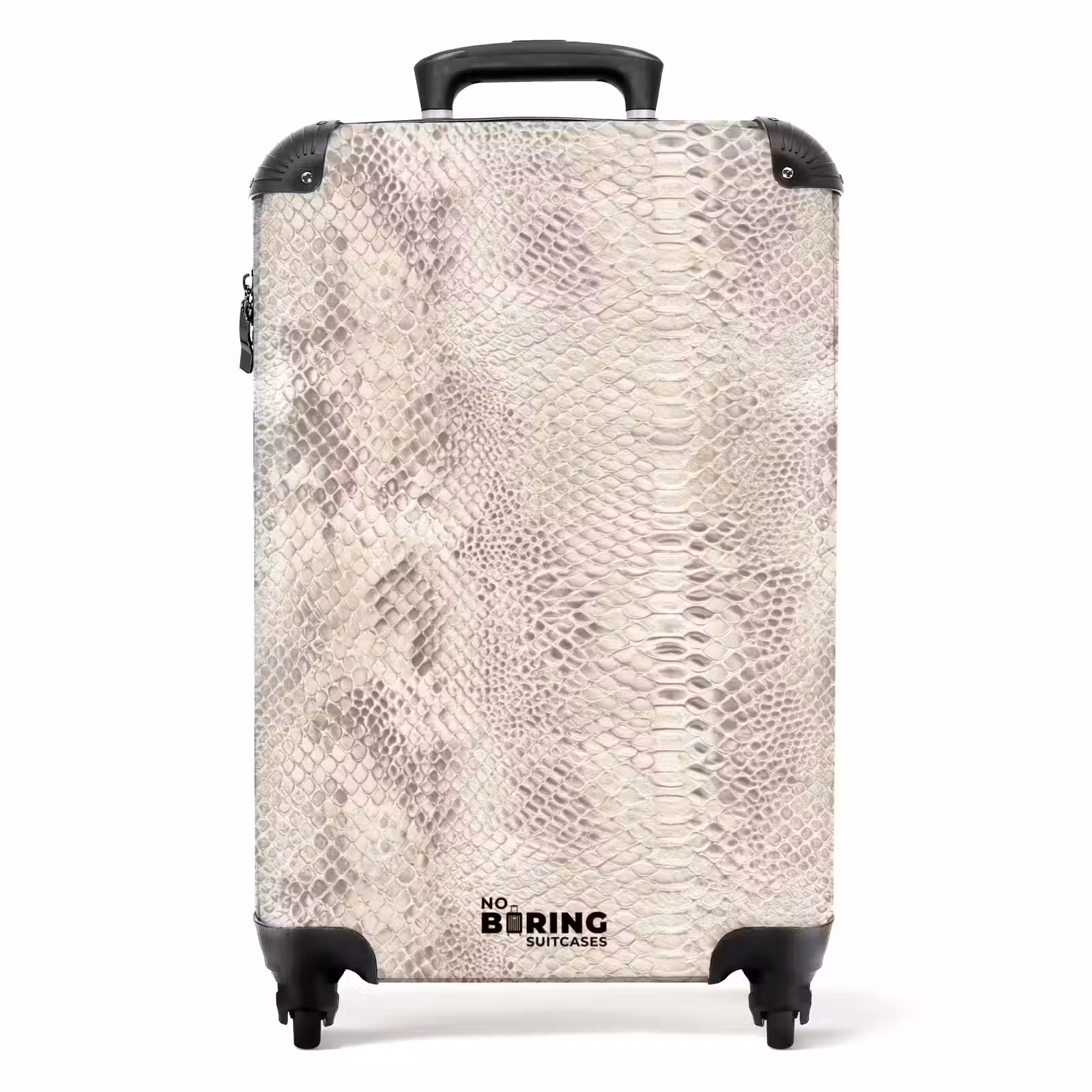 Valise - Serpent - Motif - Beige — 1