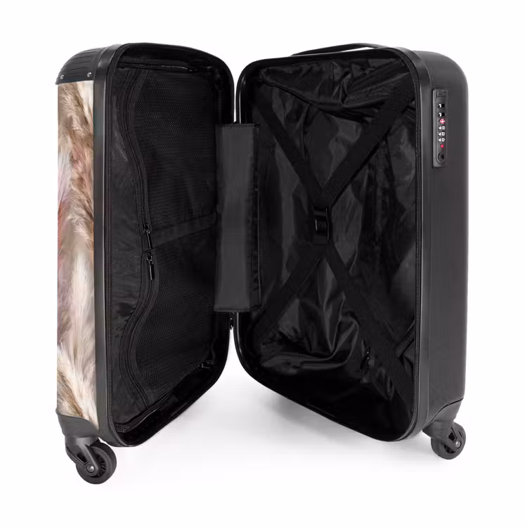 Valise - Herbe de la pampa - Duveteuse - Colorée — 5