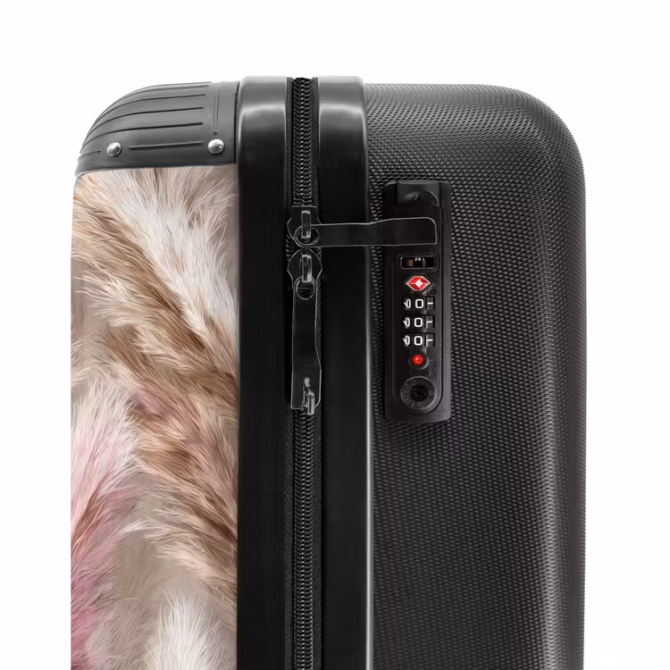 Valise - Herbe de la pampa - Duveteuse - Colorée — 6