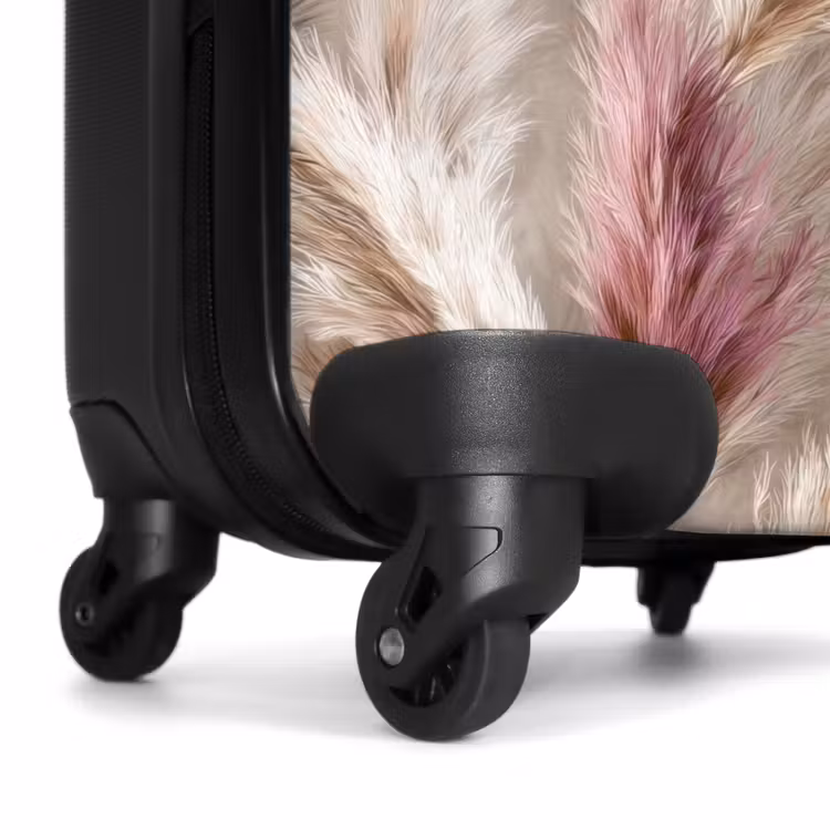 Valise - Herbe de la pampa - Duveteuse - Colorée — 7