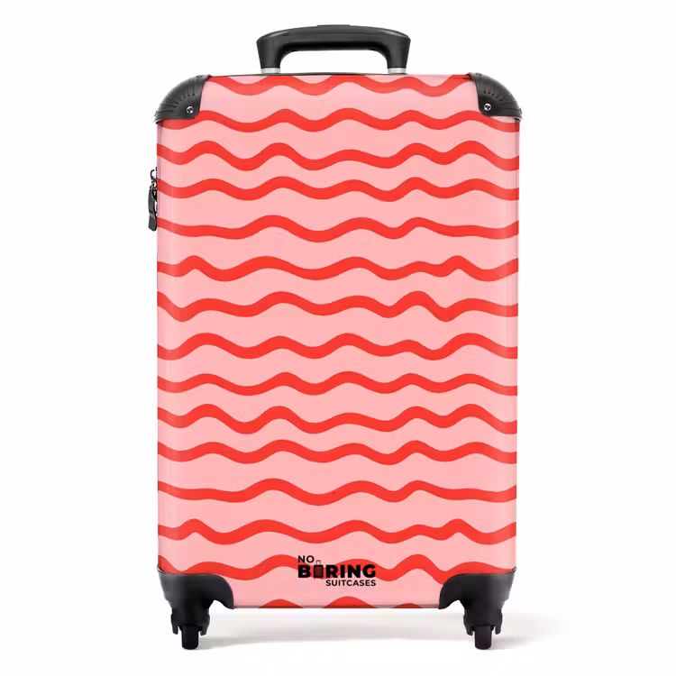 Valise - Ludique - Motif - Rouge — 1