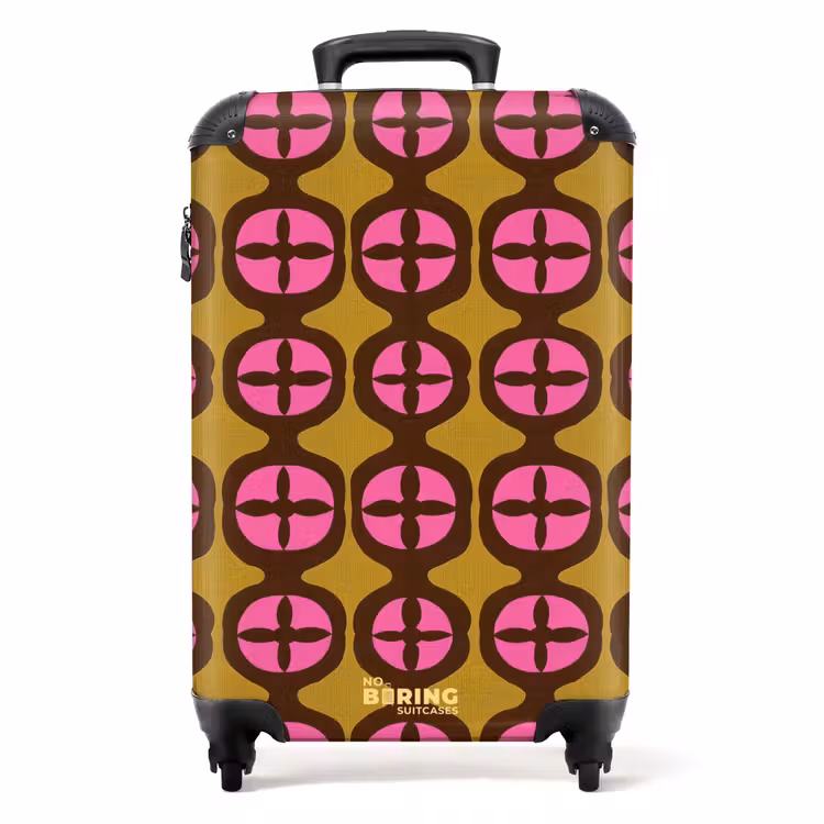 Valise - Moderne - Motif - Rose — 1
