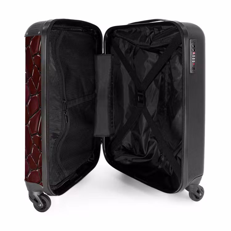 Valise - Mosaïque - Carrelage - Rouge bourgogne — 5