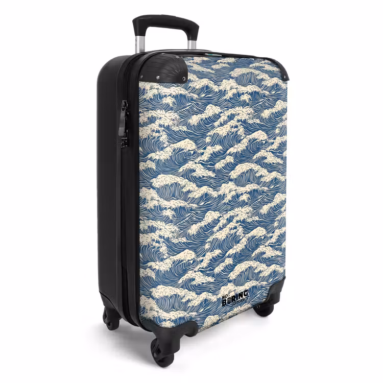 Valise - Ondes - Rythmique - Bleu — 2