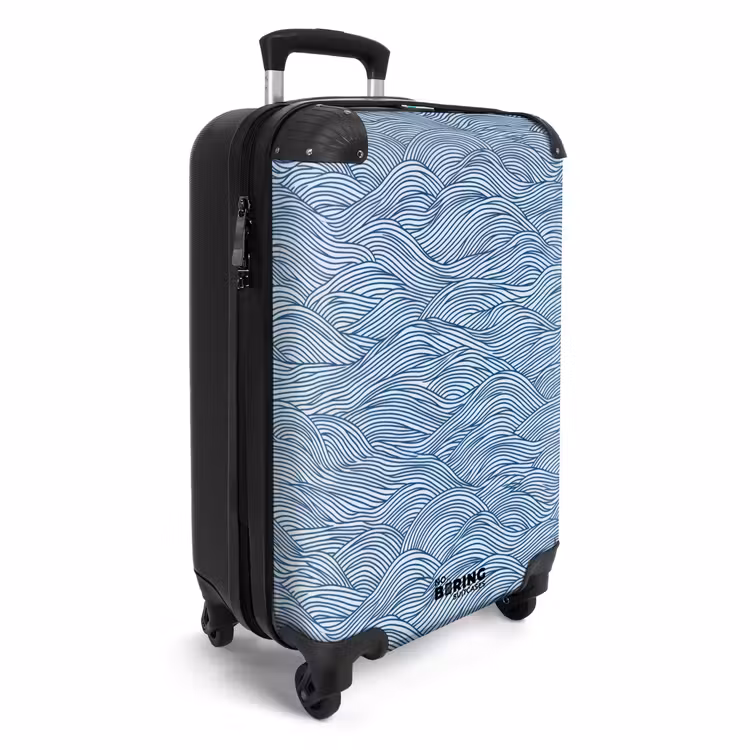 Valise - Ondes - Rythmique - Bleu — 2