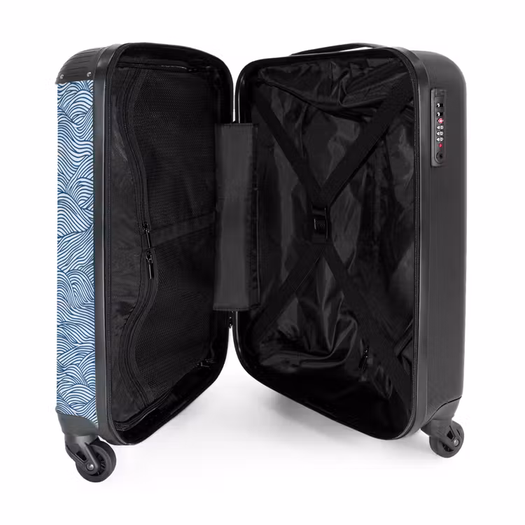 Valise - Ondes - Rythmique - Bleu — 5