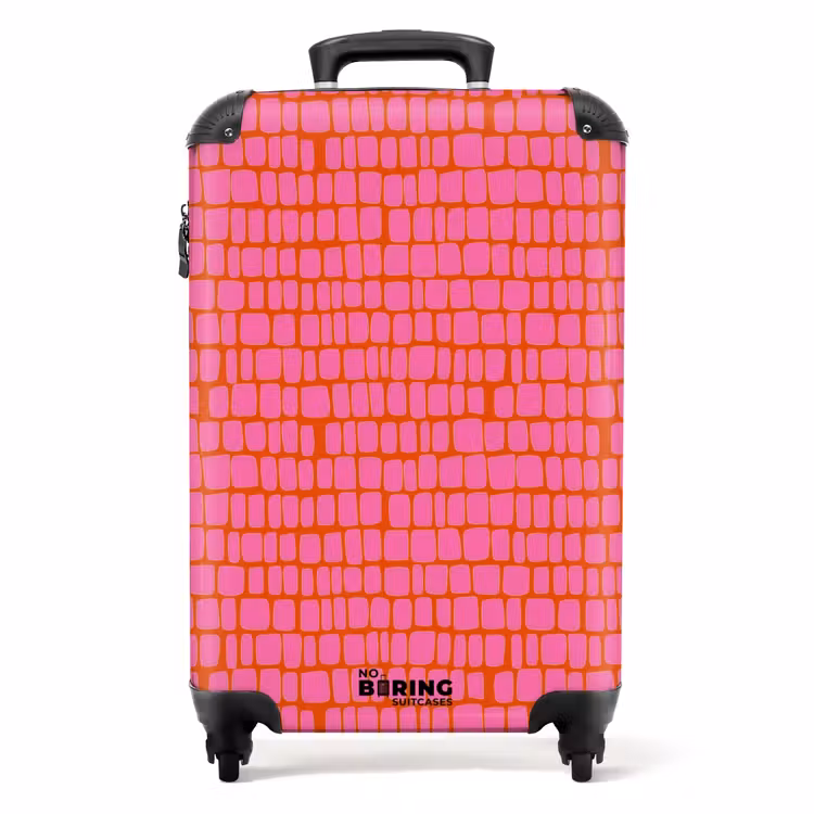 Valise - Organic - Grille - Rose — 1
