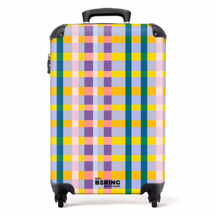Valise - Plaid - Motif - Coloré — 1
